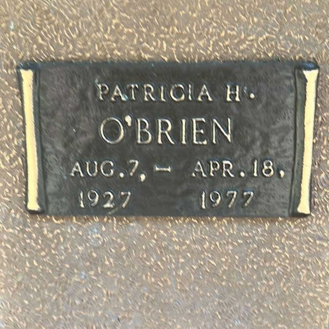 Patricia Hazel O'Brien's grave