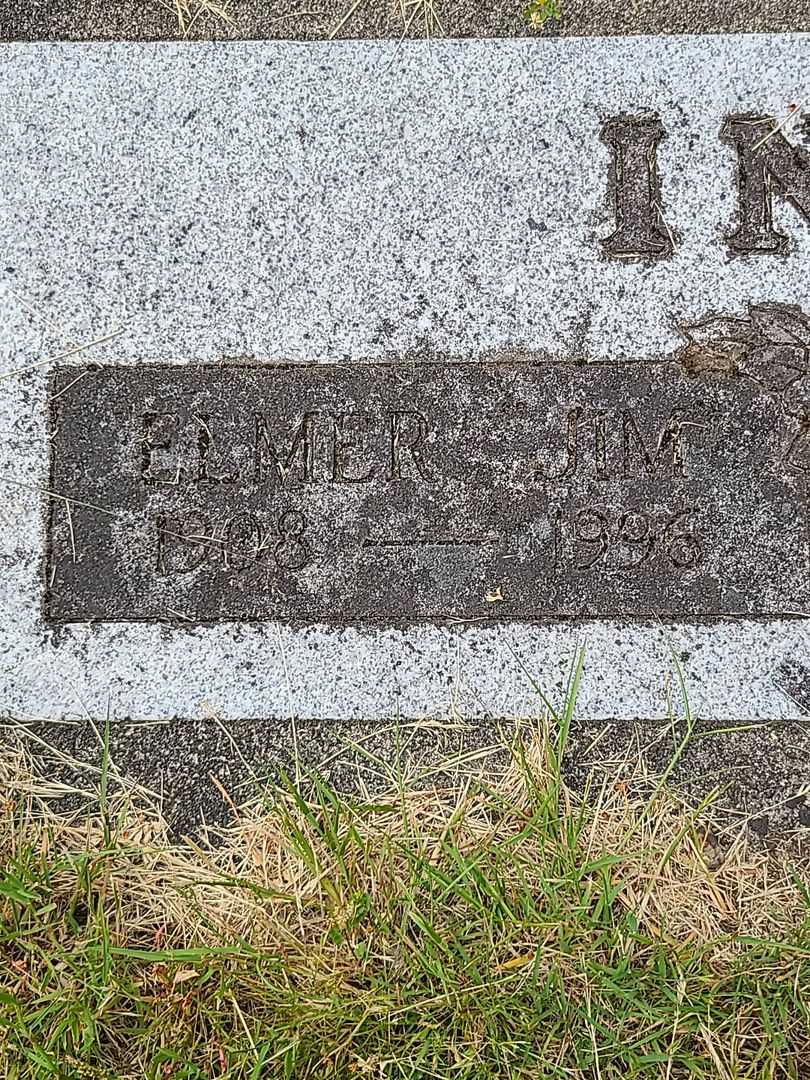 Elmer Thomas "Jim" Ingle's grave. Photo 3