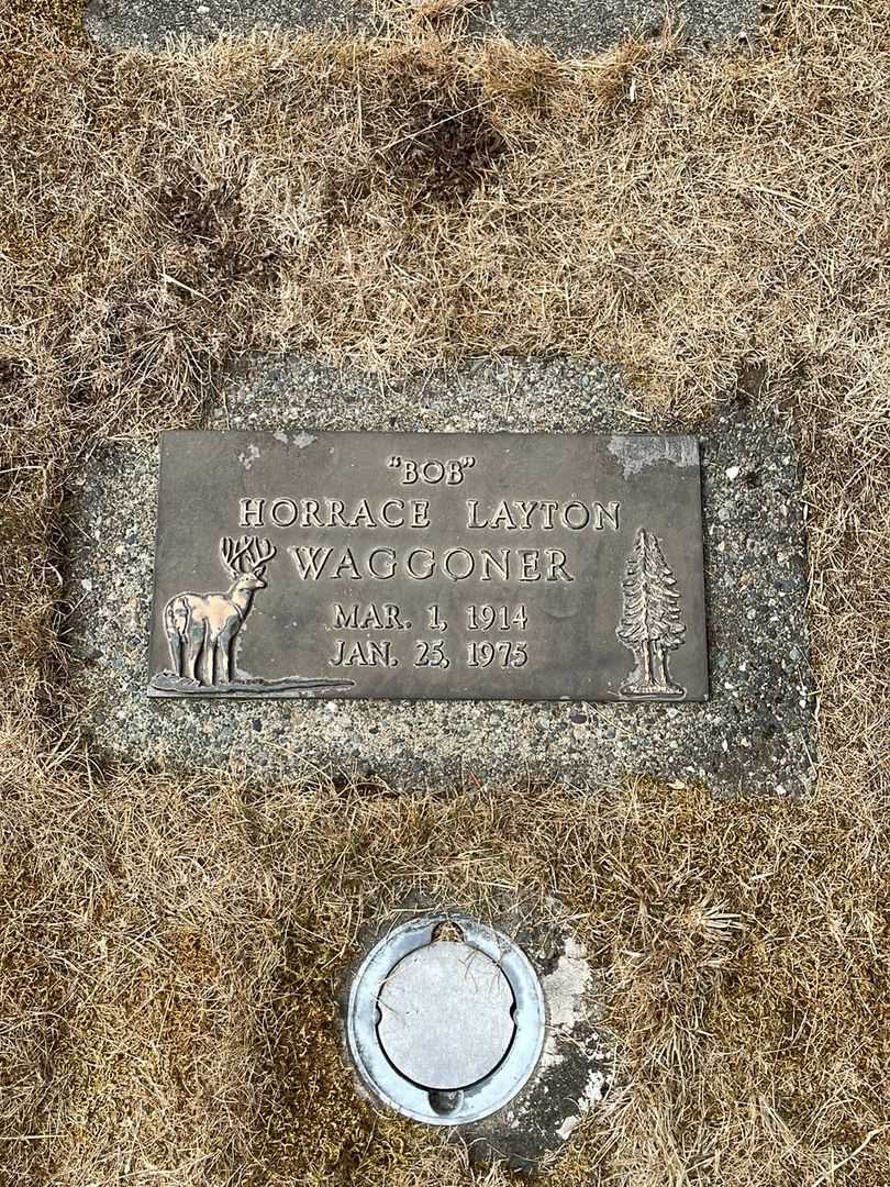 Horrace Layton "Bob" Waggoner's grave. Photo 6