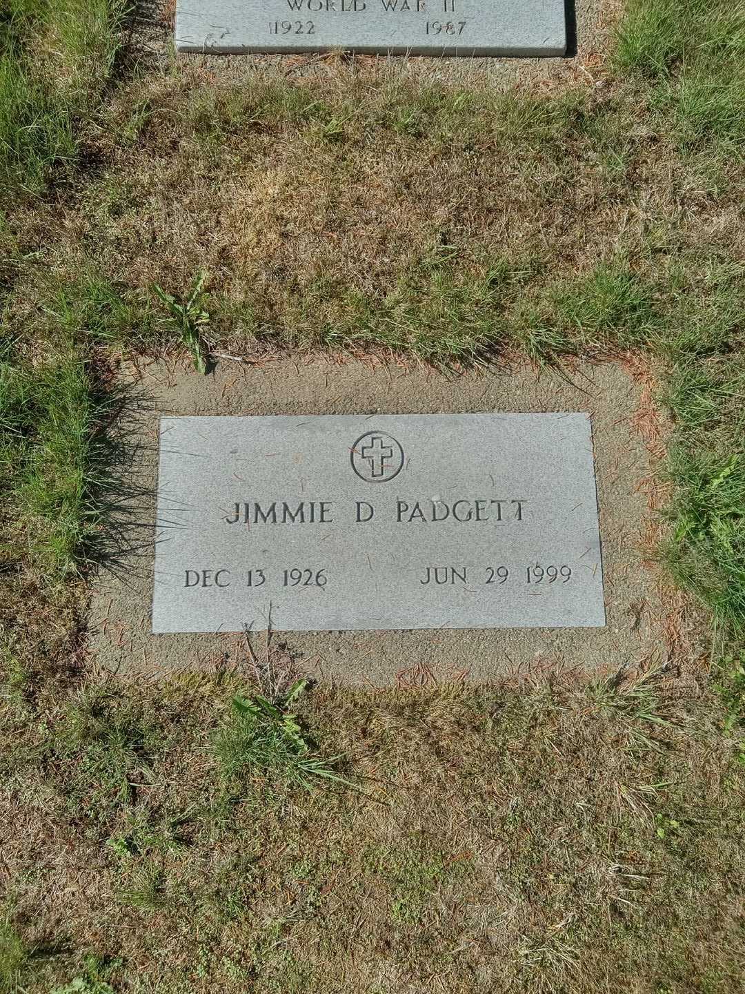 Jimmie D. Padgett's grave. Photo 1