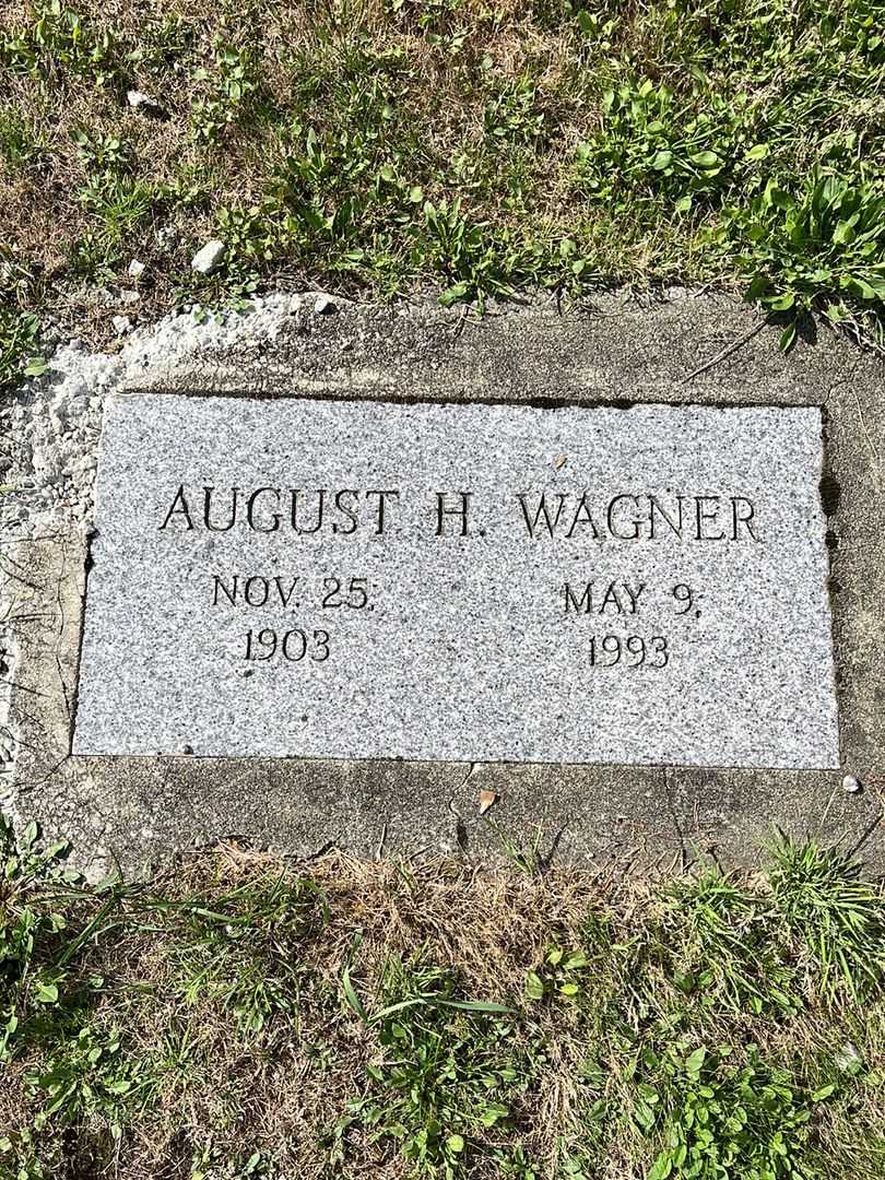 August Herman Wagner's grave. Photo 1