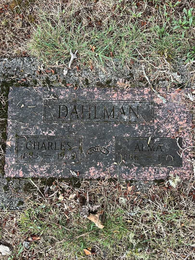 Charles Dahlman's grave. Photo 1