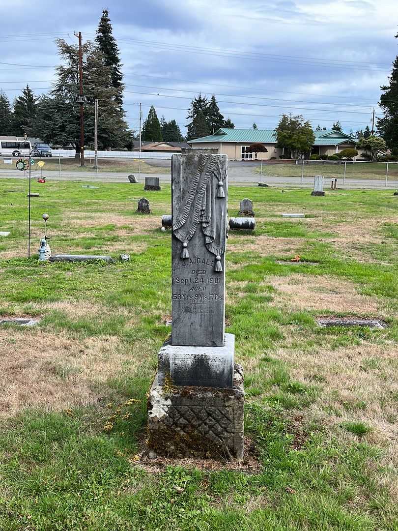 J. A. Gale's grave. Photo 2