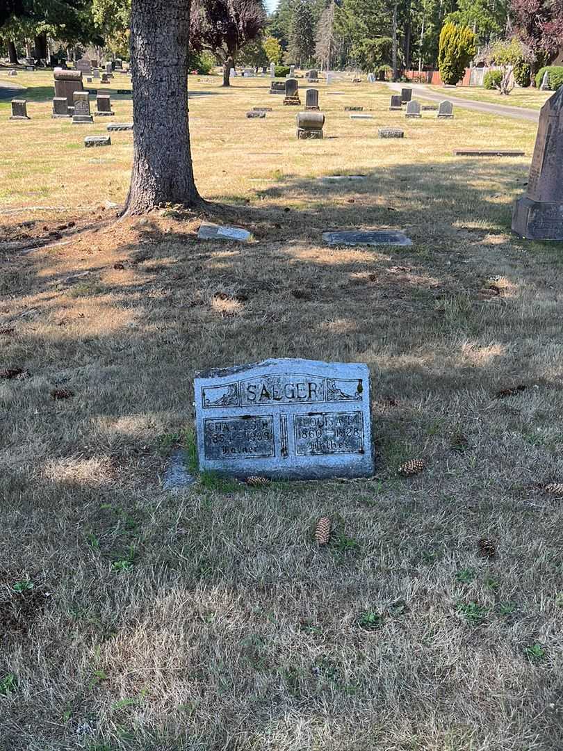 Charles H. Saeger's grave. Photo 2