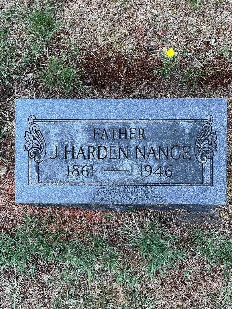 J. Harden Nance's grave. Photo 1