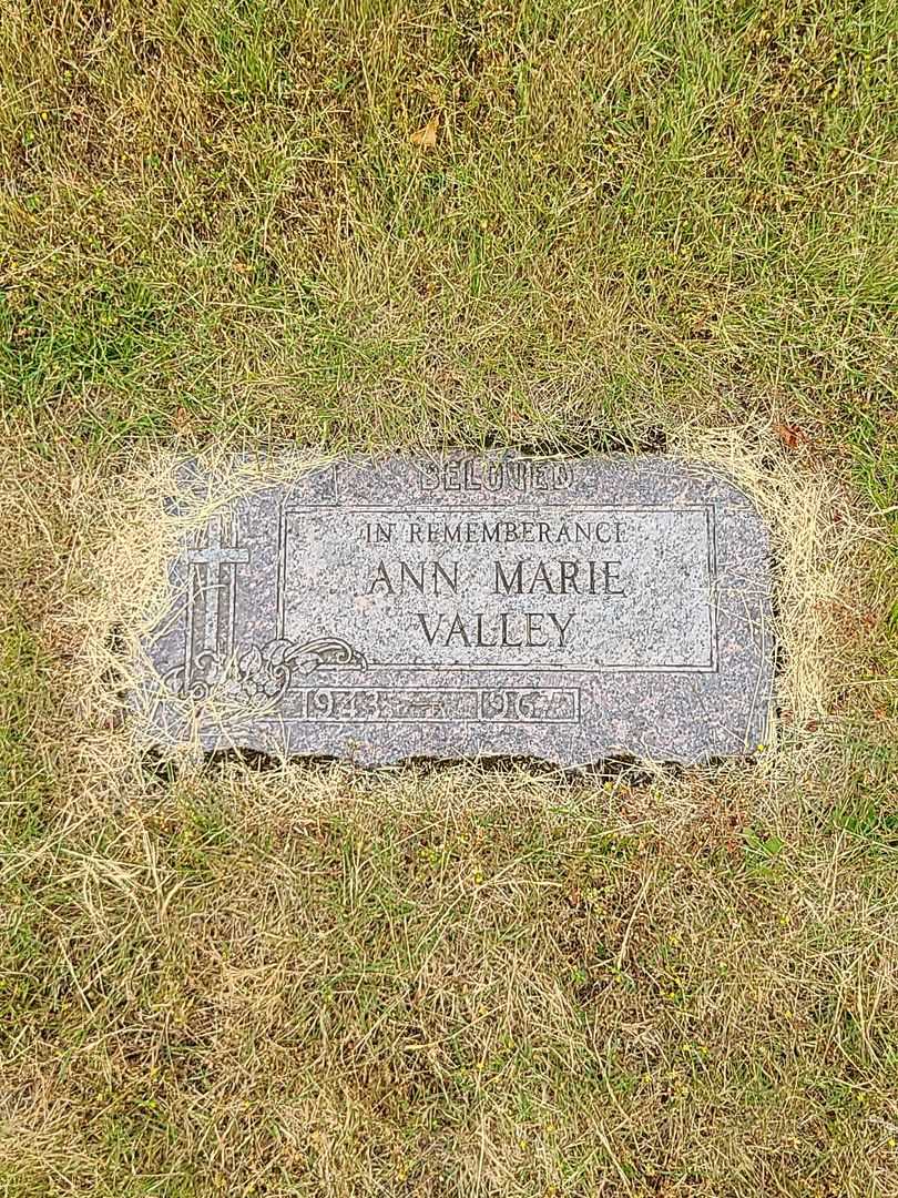 Ann Marie Valley's grave. Photo 1