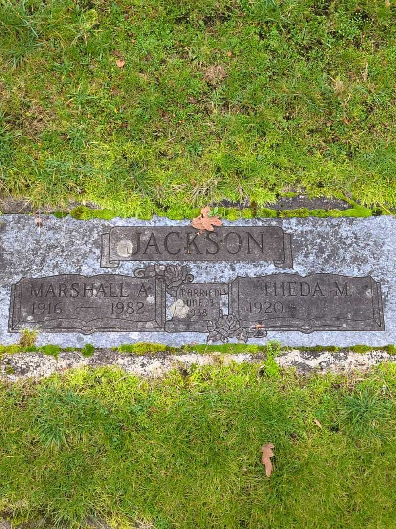 Marshall A. Jackson's grave. Photo 1