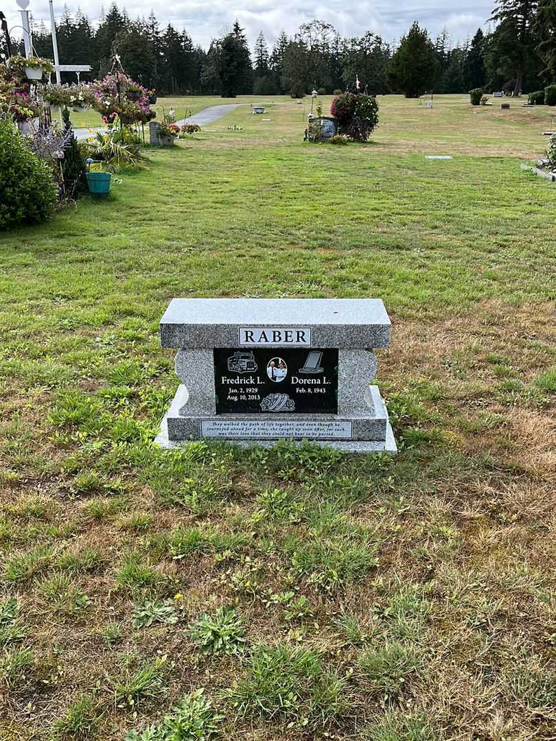 Fredrick L. Raber's grave. Photo 2