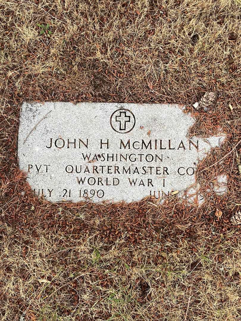 John H. MacMillan's grave. Photo 1