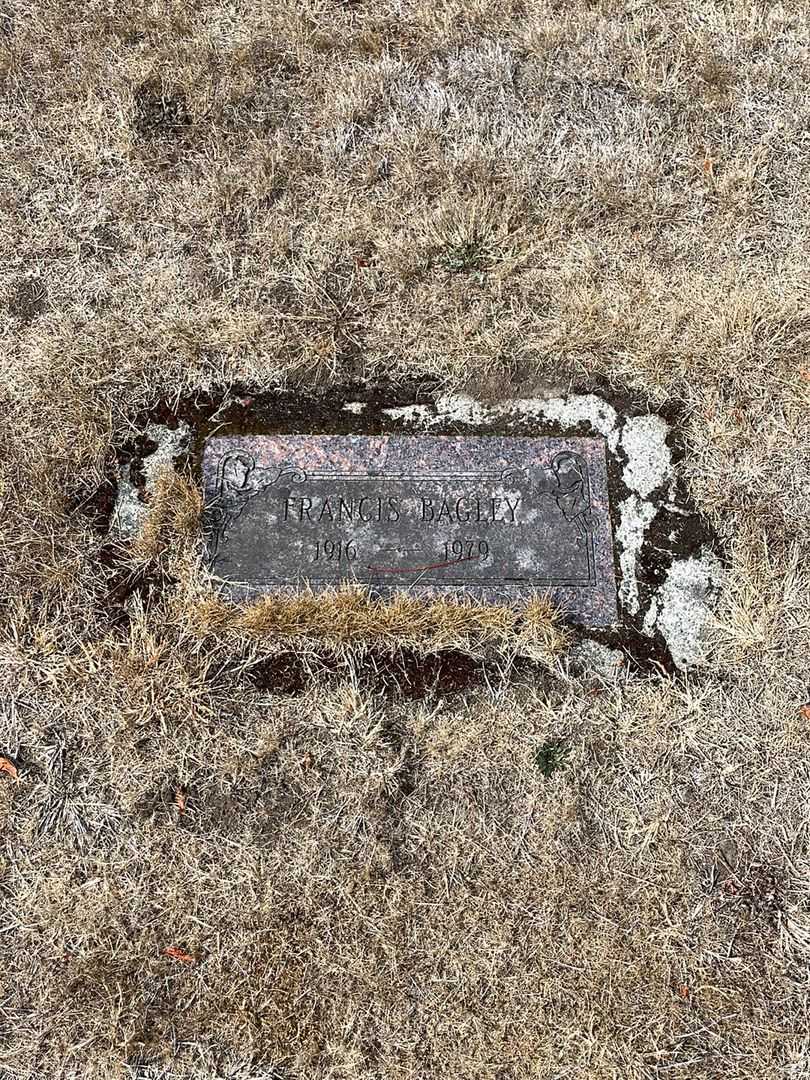 Francis William Bagley's grave. Photo 1
