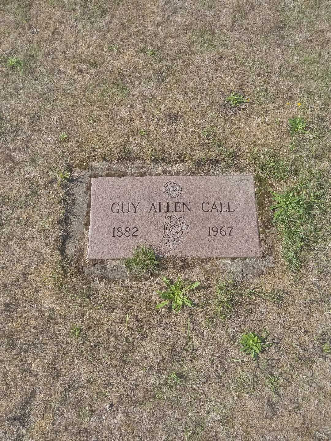 Guy Allen Call's grave. Photo 1