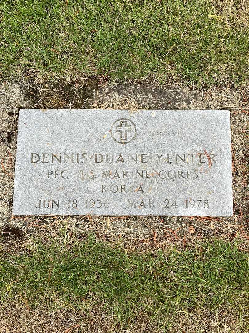 Dennis Duane Yenter's grave. Photo 4