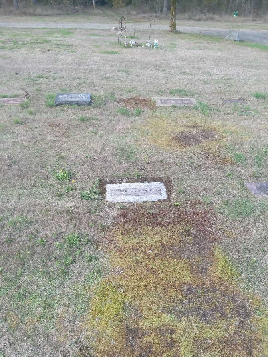 Gertrude E. Talbot's grave. Photo 2