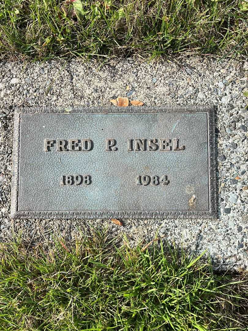 Albert T. Insel's grave. Photo 4