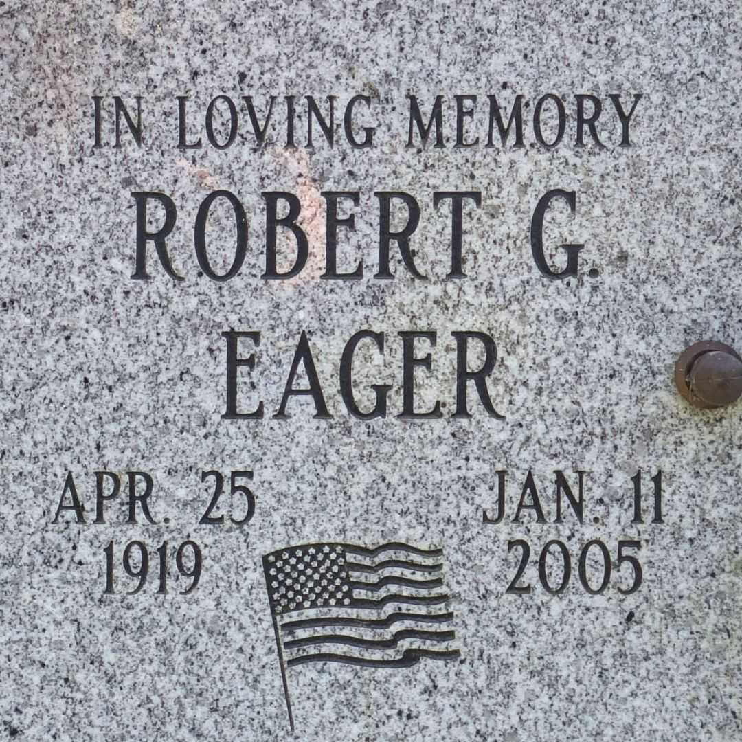 Robert George Eager's grave