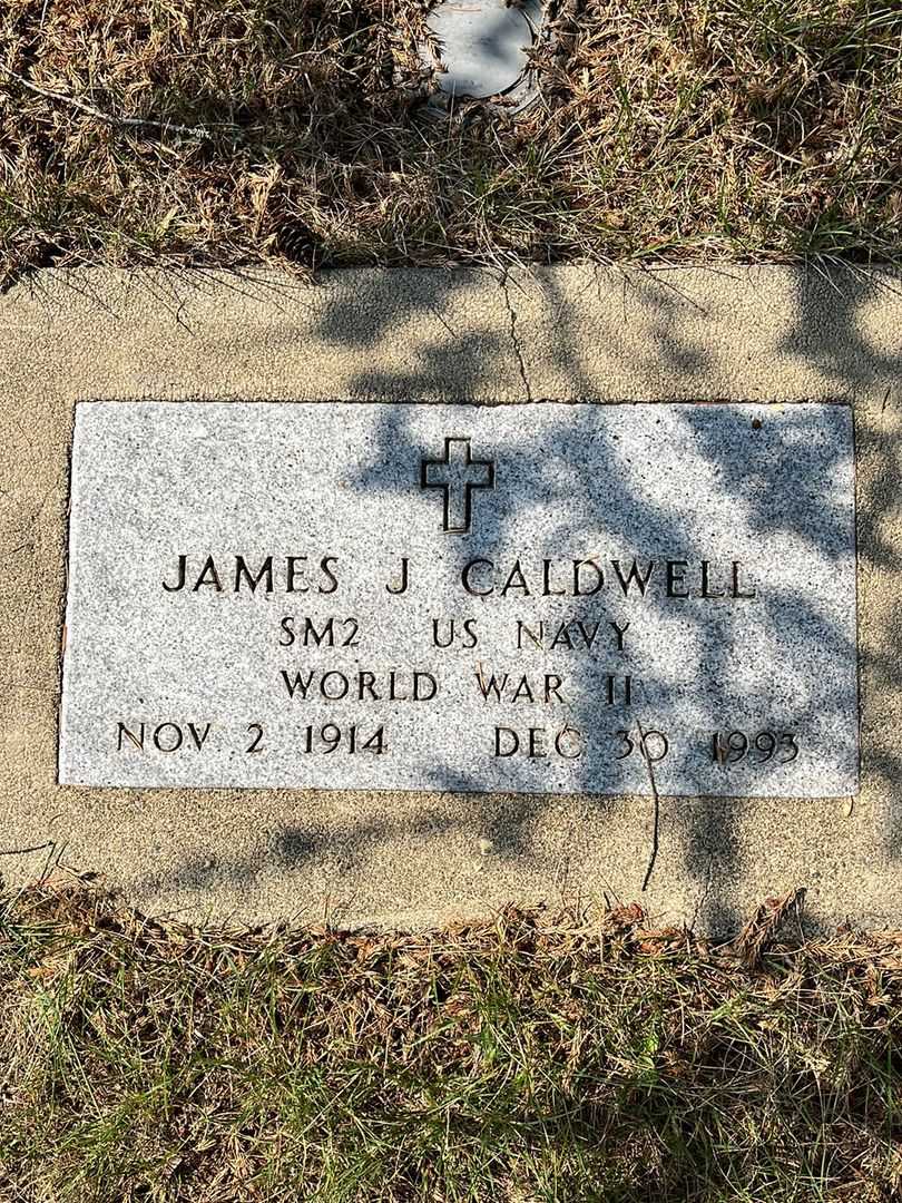 James J. Caldwell's grave. Photo 4