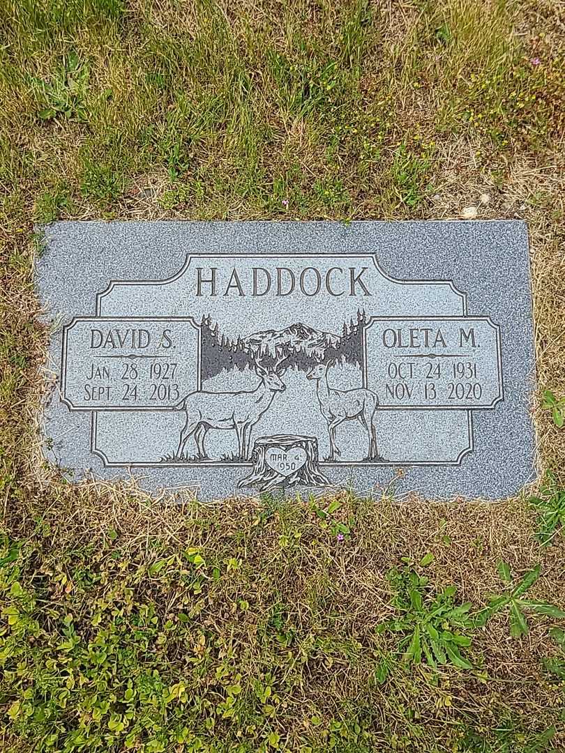 David Sanders Haddock's grave. Photo 1