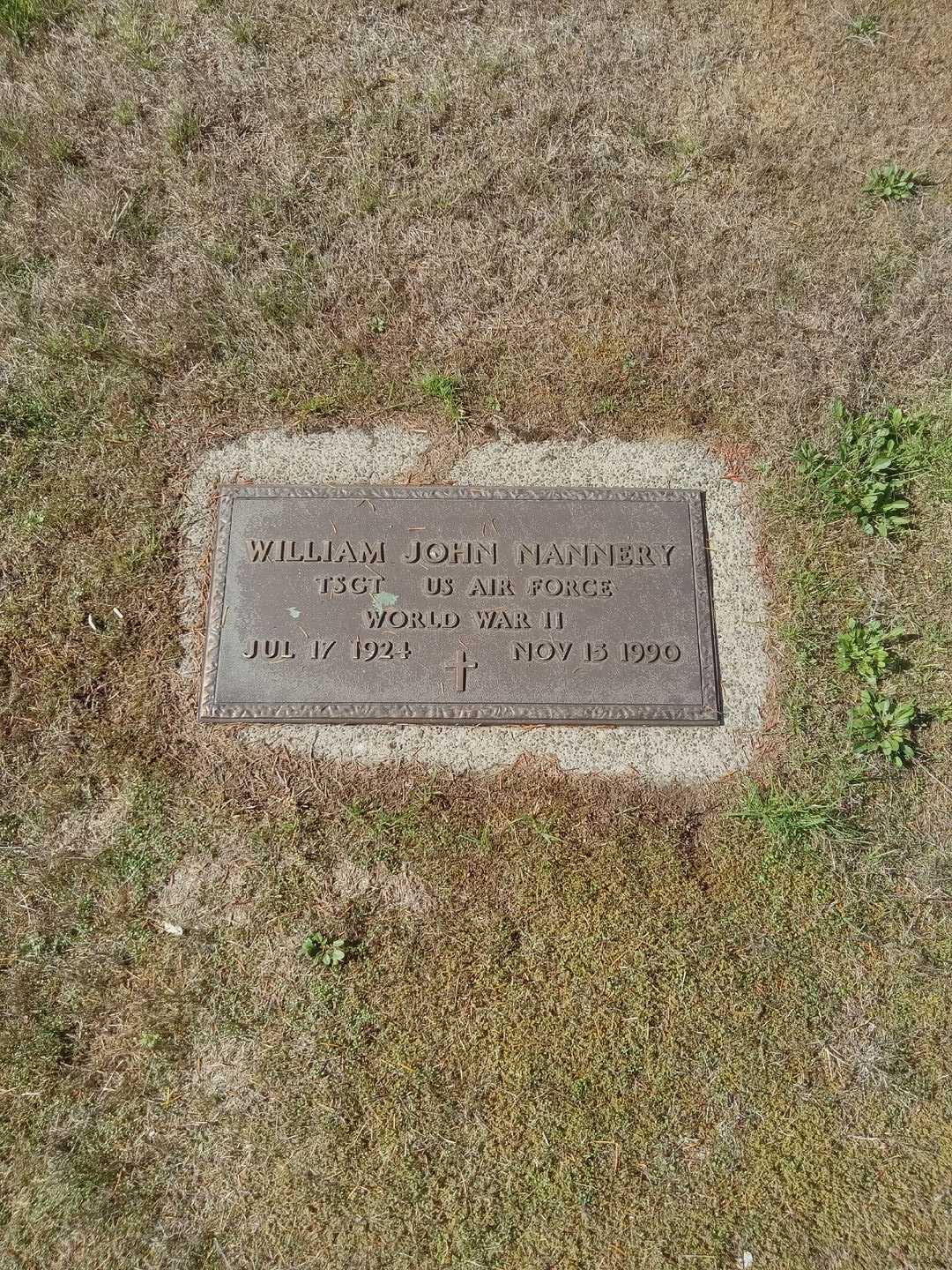 William John Nannery's grave. Photo 1