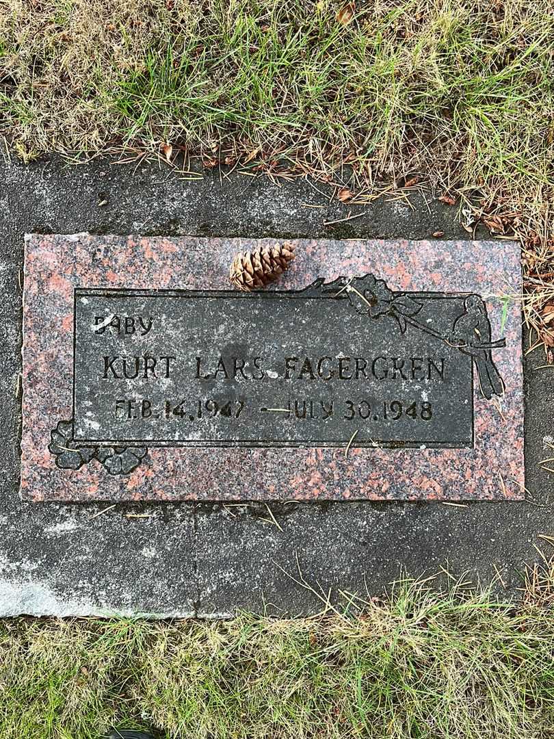 Kurt Lars Fagergren's grave. Photo 4
