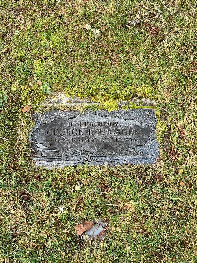 George Lee "Abe" Cagey's grave. Photo 1