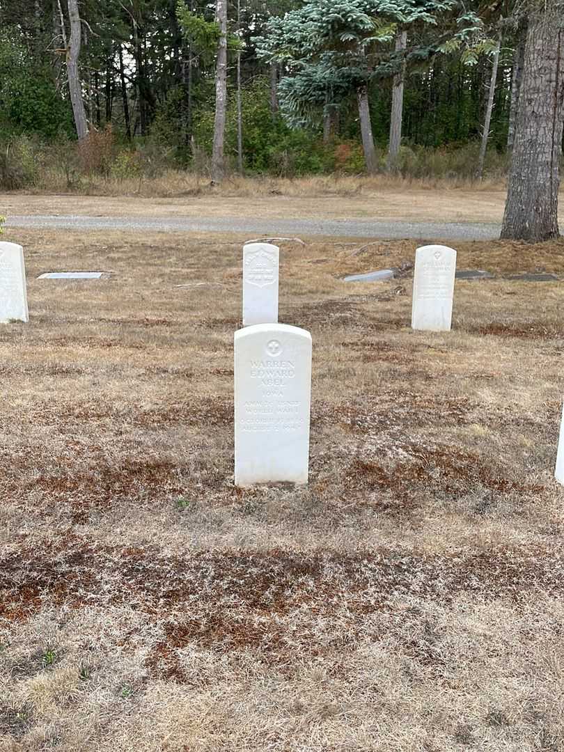 Warren Edward Abel's grave. Photo 2