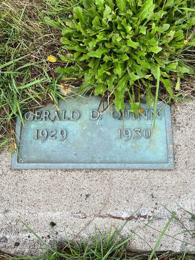 Gerald D. Quinn's grave. Photo 4