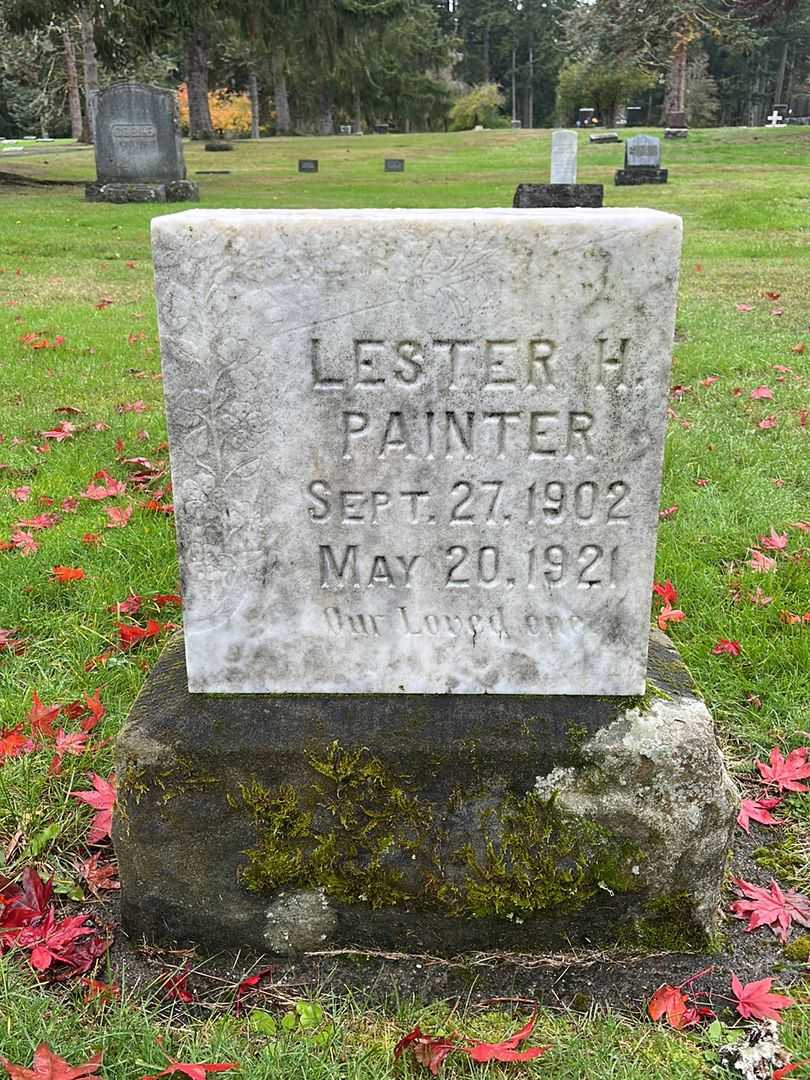 Lester H. Painter's grave. Photo 1