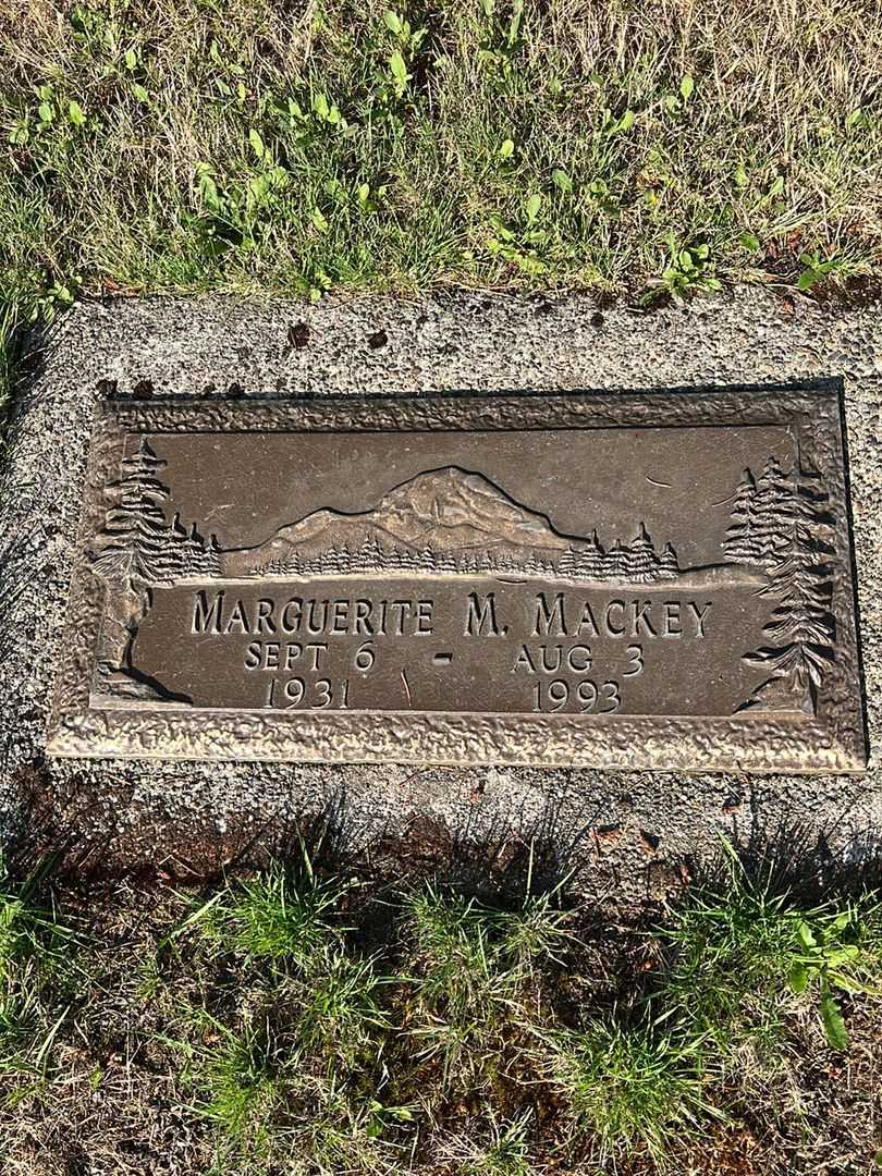 Marguerite Mae MacKey's grave. Photo 1