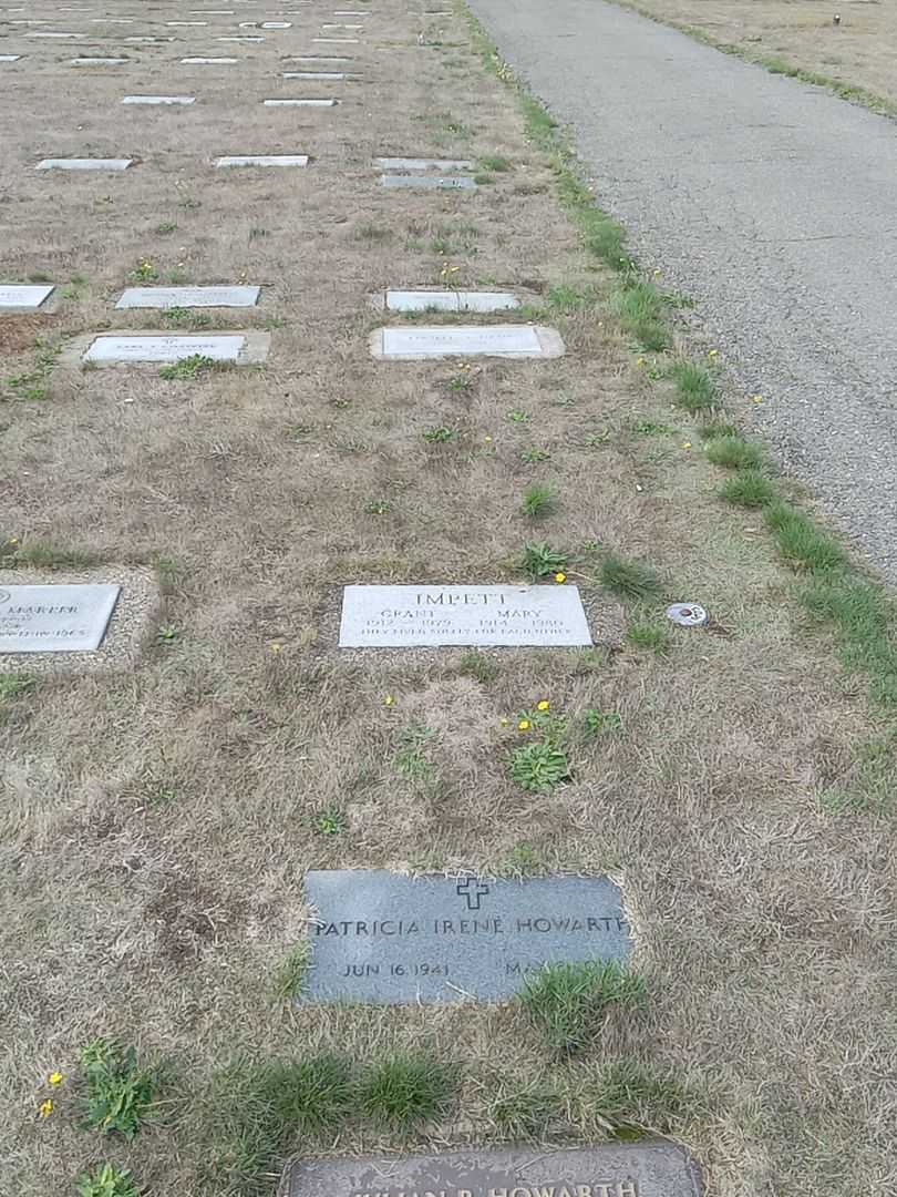 Grant Impett's grave. Photo 2
