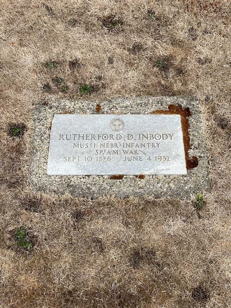Rutherford Dallas Inbody's grave. Photo 1