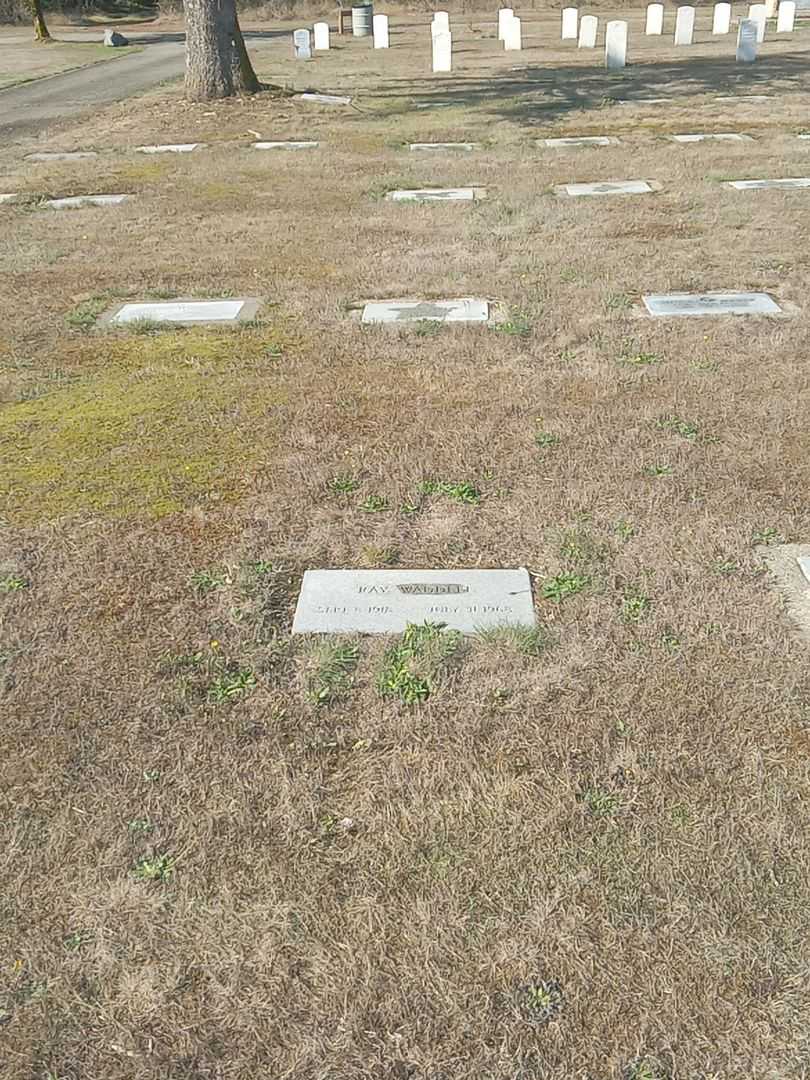 Ray Waddell's grave. Photo 1