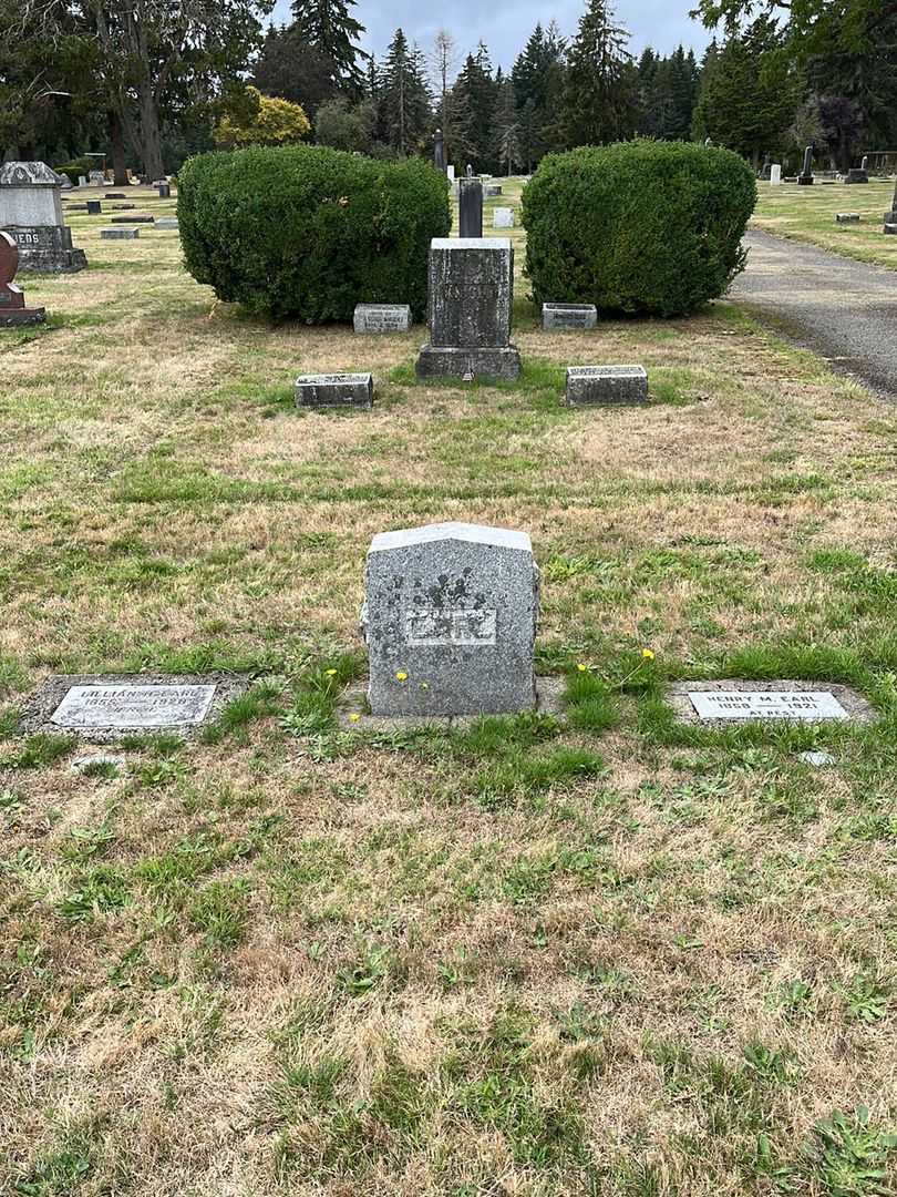 Henry M. Earl's grave. Photo 1
