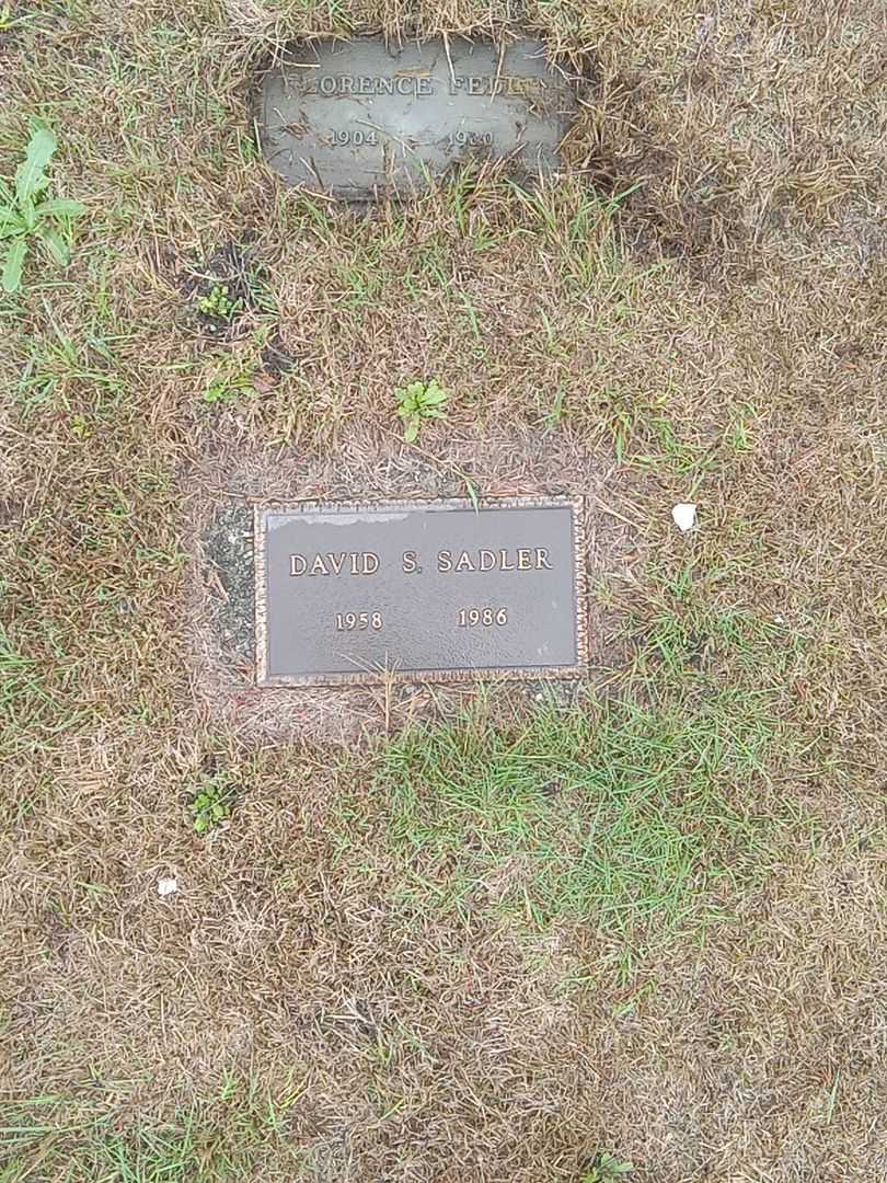 David S. Sadler's grave. Photo 1