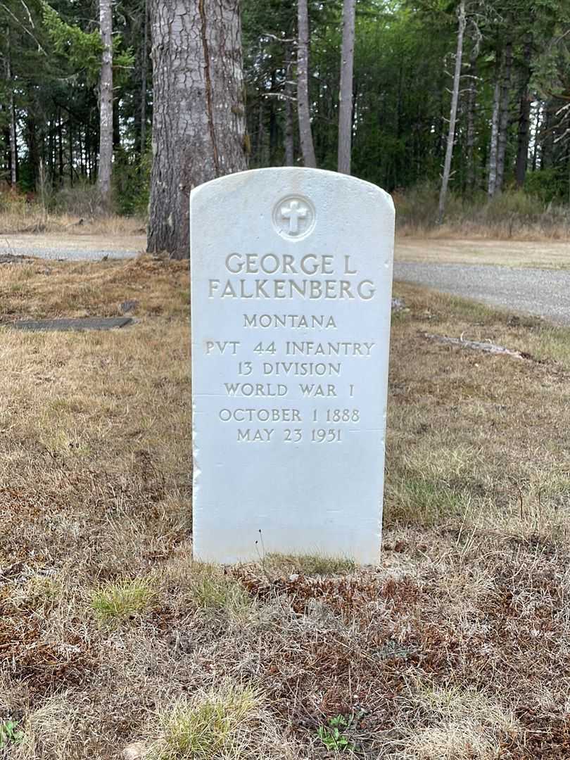 George L. Falkenberg's grave. Photo 1