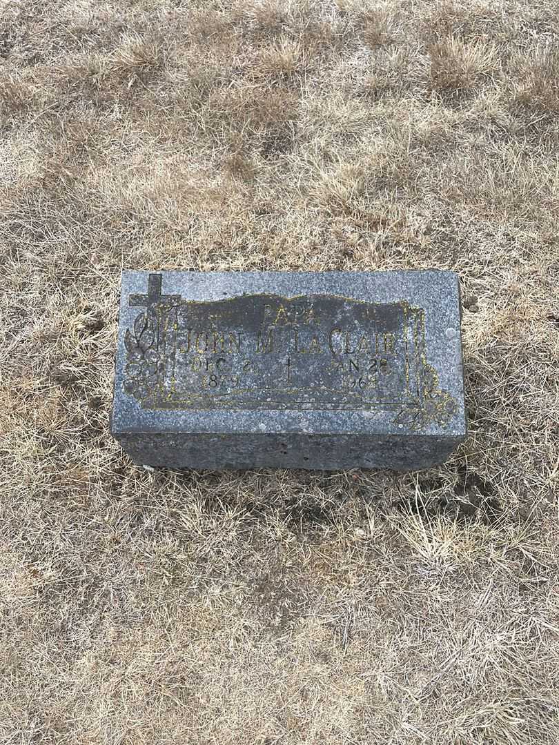 John Marcelle LaClair's grave. Photo 1