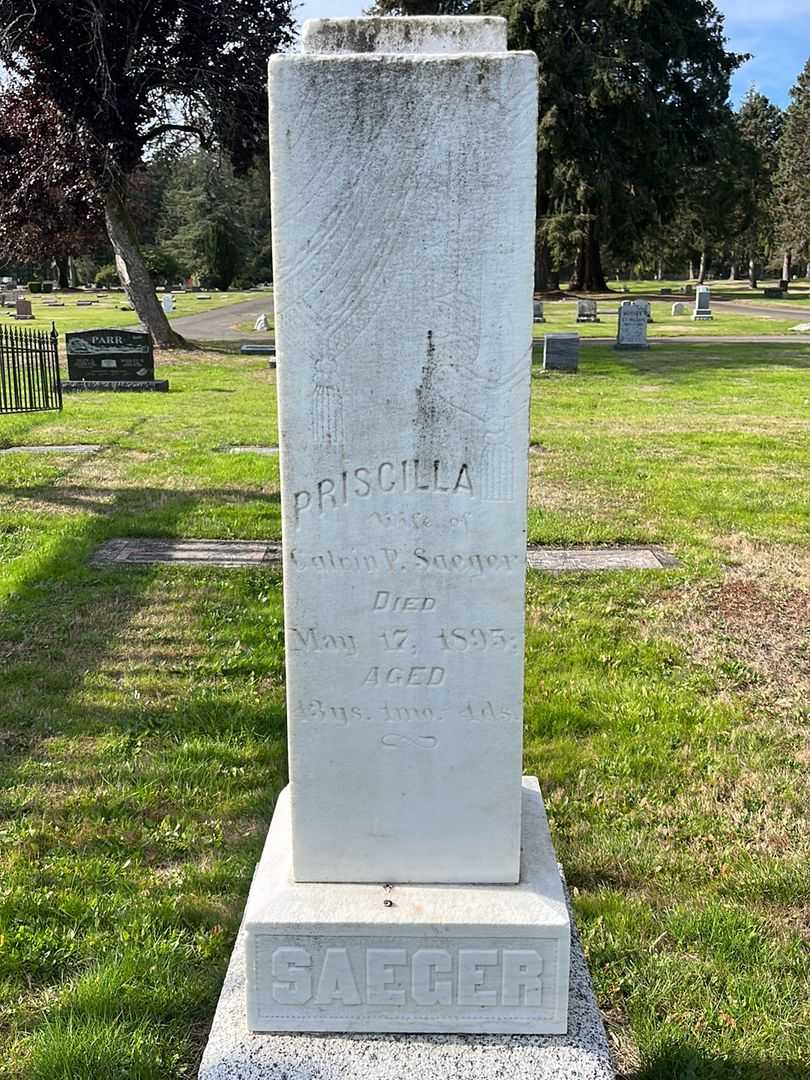 Clarence Saeger's grave. Photo 4