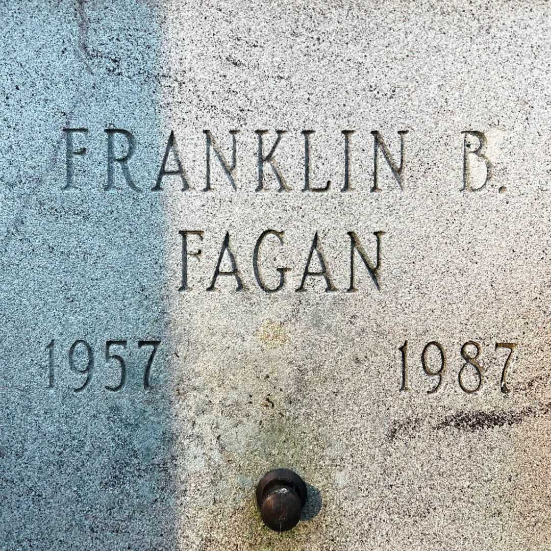 Franklin B. Fagan's grave