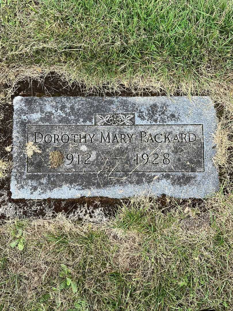 Dorothy Mary Packard's grave. Photo 1