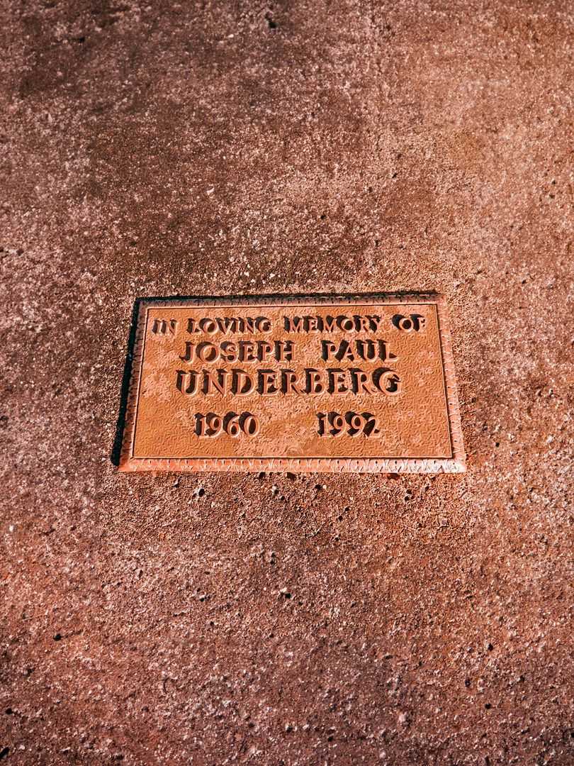 Joseph Paul Underberg's grave. Photo 2