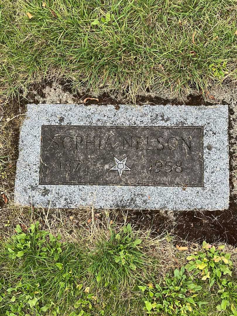 Sophia Ingaborg Nelson's grave. Photo 1
