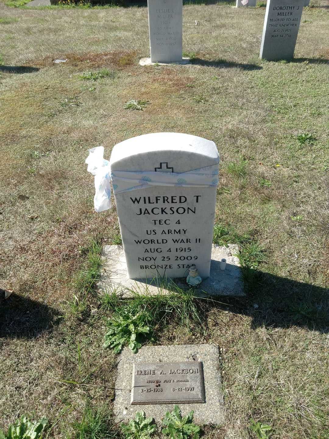 Wilfred Tillman Jackson's grave. Photo 4