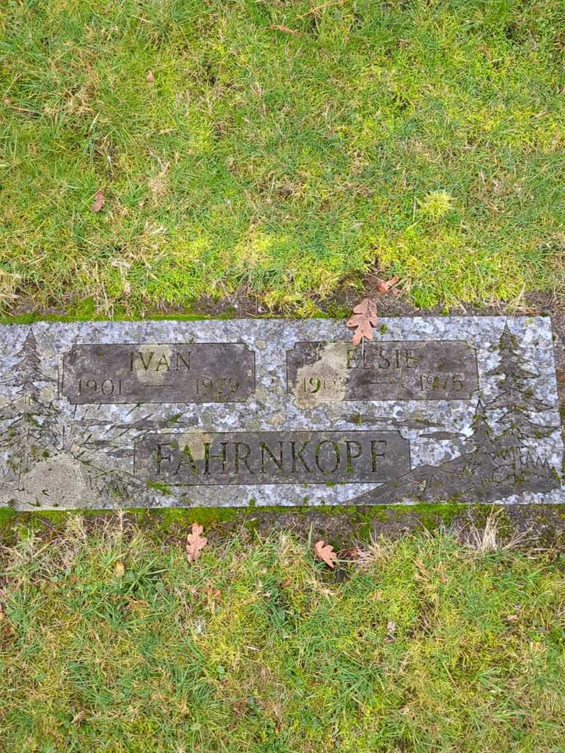 Ivan Russell Fahrnkopf Junior's grave. Photo 6