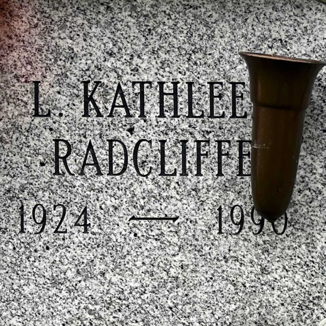 L. Kathleen Radcliffe's grave