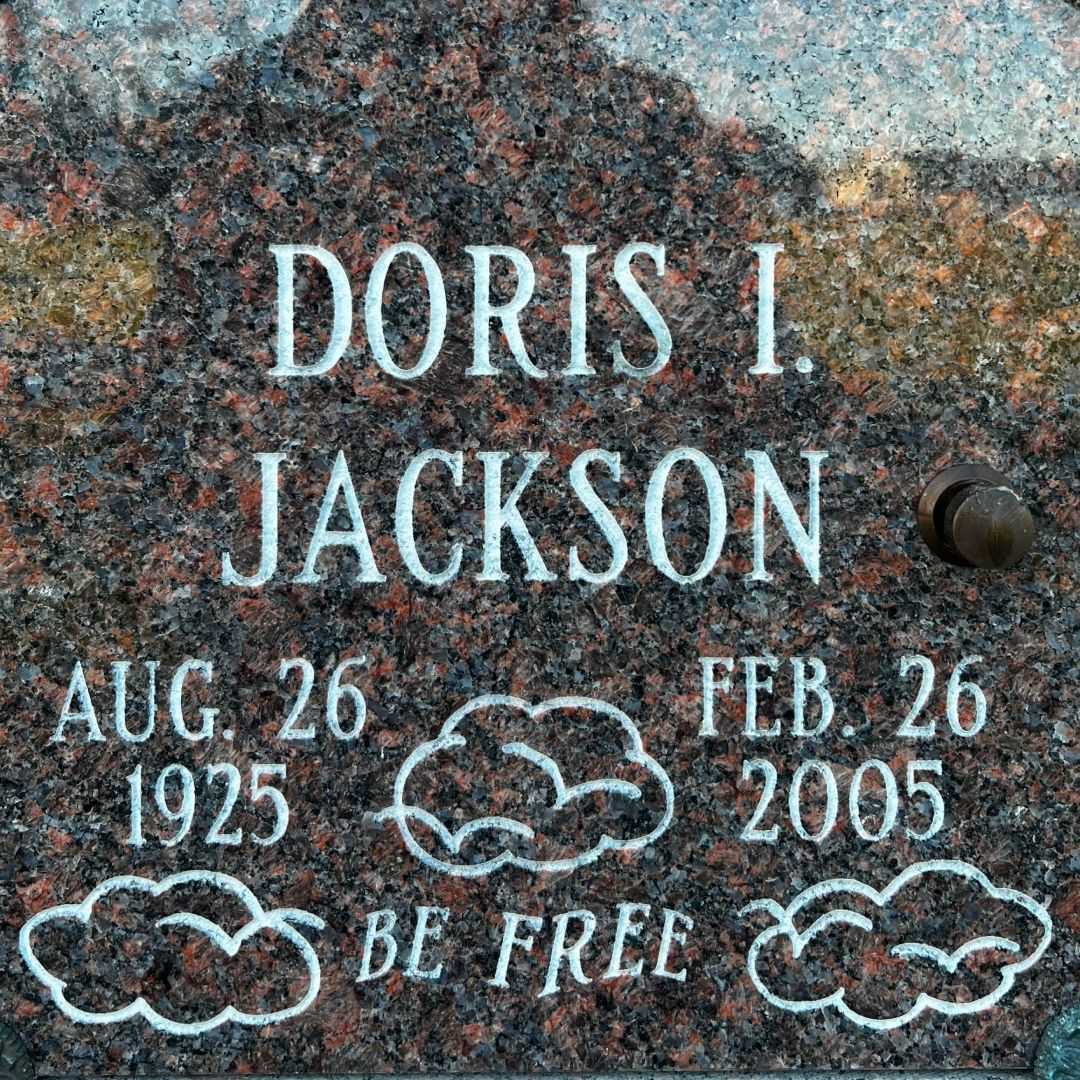 Doris Imogene Jackson's grave