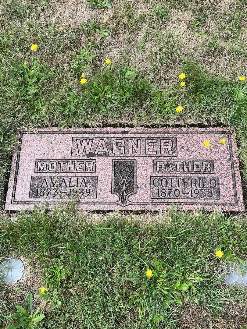 Gottfried Wagner's grave. Photo 1